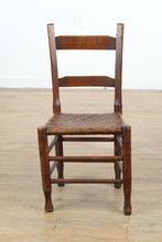 Load image into Gallery viewer, Antique Farmhouse Chair with Woven Seat
