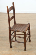 Load image into Gallery viewer, Antique Farmhouse Chair with Woven Seat
