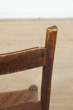 Load image into Gallery viewer, Antique Farmhouse Chair with Woven Seat
