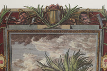 Load image into Gallery viewer, Pair Framed Palm Tree Botanical Engravings Classical Style Prints 25 x 29
