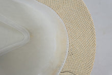 Load image into Gallery viewer, Natural Straw Fedora Hat with Coral Band – Lightweight Summer Sun Hat
