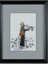 Load image into Gallery viewer, Billy Farmer – “Feeding the Birds at St. Marks – Rome” (1999)
