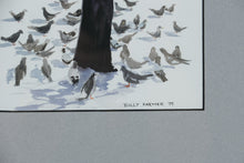 Load image into Gallery viewer, Billy Farmer – “Feeding the Birds at St. Marks – Rome” (1999)
