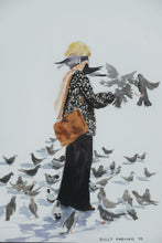 Load image into Gallery viewer, Billy Farmer – “Feeding the Birds at St. Marks – Rome” (1999)
