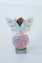 Load image into Gallery viewer, Jim Shore Feline Fairy Figurine Cat Fairy Sitting on Yarn Ball Enesco
