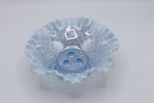 Load image into Gallery viewer, Fenton Blue Opalescent Hobnail Epergne Centerpiece Bowl Set

