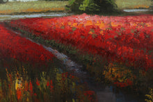 Load image into Gallery viewer, Field of Flowers - Acrylic on Canvas - Artist Signed and Dated
