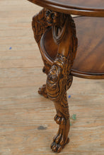 Load image into Gallery viewer, Stanford Furniture Kilimanjaro Round Carved Wood Side Table
