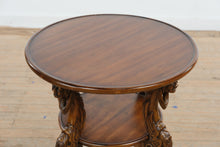 Load image into Gallery viewer, Stanford Furniture Kilimanjaro Round Carved Wood Side Table
