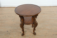 Load image into Gallery viewer, Stanford Furniture Kilimanjaro Round Carved Wood Side Table
