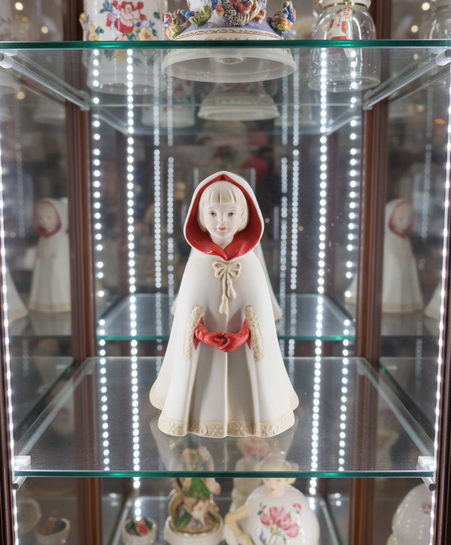 Cybis “Little Red Riding Hood” Porcelain Figurine – Hand-Painted Fine Art Sculpture, Signed