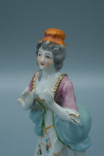 Load image into Gallery viewer, Porcelain Woman Figurine – Made in Occupied Japan – 6.5&quot; Tall
