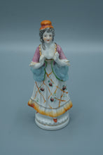 Load image into Gallery viewer, Porcelain Woman Figurine – Made in Occupied Japan – 6.5&quot; Tall
