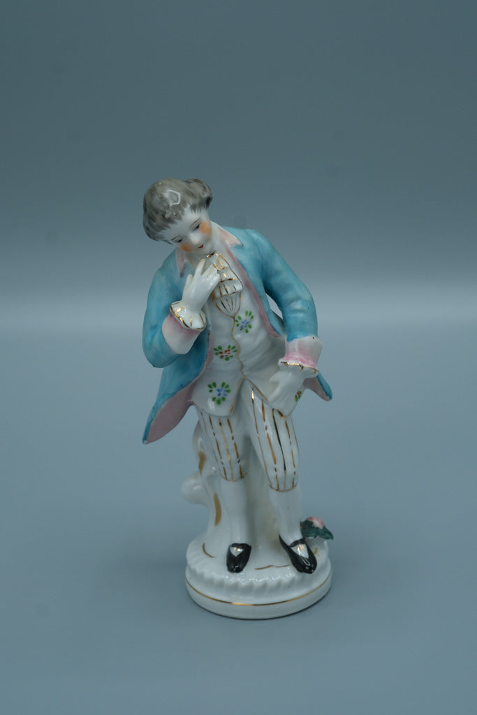 Porcelain Man Figurine – Made in Occupied Japan – 6.5
