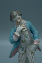 Load image into Gallery viewer, Porcelain Man Figurine – Made in Occupied Japan – 6.5&quot; Tall
