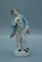 Load image into Gallery viewer, Porcelain Man Figurine – Made in Occupied Japan – 6.5&quot; Tall
