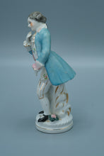 Load image into Gallery viewer, Porcelain Man Figurine – Made in Occupied Japan – 6.5&quot; Tall
