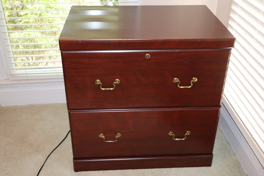 2-Drawer Solid Wood File Cabinet – 30