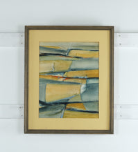 Load image into Gallery viewer, Firebrand Abstract Watercolor by Culbertson Framed Modern Art 22 x 26.5
