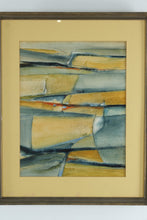 Load image into Gallery viewer, Firebrand Abstract Watercolor by Culbertson Framed Modern Art 22 x 26.5

