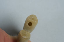 Load image into Gallery viewer, Vintage Carved Soapstone Double Fish Pendant Chinese Symbolic Folk Art
