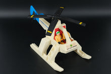 Load image into Gallery viewer, 1974 Fisher-Price Rescue Helicopter #305 with 2 Figures – Vintage Original
