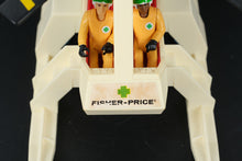Load image into Gallery viewer, 1974 Fisher-Price Rescue Helicopter #305 with 2 Figures – Vintage Original
