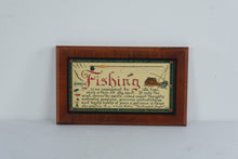 Load image into Gallery viewer, Robert Miller Fishing Signed Art Print Izaak Walton Angler 1999 Framed
