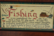 Load image into Gallery viewer, Robert Miller Fishing Signed Art Print Izaak Walton Angler 1999 Framed
