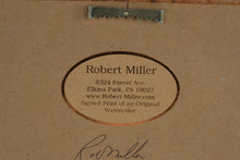 Load image into Gallery viewer, Robert Miller Fishing Signed Art Print Izaak Walton Angler 1999 Framed
