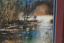 Load image into Gallery viewer, Brent Heighton Along The Edge Roll Cast Framed Print Pair 17x36

