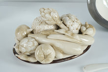 Load image into Gallery viewer, Fitz and Floyd “Carrington” Covered Tureen with Ladle – Handcrafted Ceramic Centerpiece
