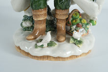 Load image into Gallery viewer, Fitz and Floyd Winter Garden Santa Figurine – Original Box – Hand-Painted Holiday Collectible
