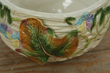Load image into Gallery viewer, Fitz &amp; Floyd Classics “Old World Rabbits” Ceramic Centerpiece / Cachepot – Handcrafted Floral Basket
