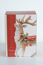 Load image into Gallery viewer, Fitz and Floyd Holiday Home Deer Figurine – 2020 Design, Original Box – Festive Hand-Painted Décor
