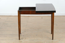 Load image into Gallery viewer, Mahogany Flip Top Game Table with Inlaid Border and Felt Playing Surface
