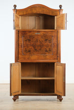 Load image into Gallery viewer, Rare Antique Flamed European Secretary Desk
