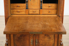 Load image into Gallery viewer, Rare Antique Flamed European Secretary Desk
