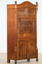 Load image into Gallery viewer, Rare Antique Flamed European Secretary Desk
