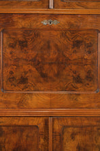 Load image into Gallery viewer, Rare Antique Flamed European Secretary Desk
