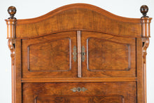 Load image into Gallery viewer, Rare Antique Flamed European Secretary Desk
