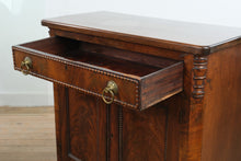 Load image into Gallery viewer, Antique Mahogany Wash Cabinet with Paneled Doors and Beaded Trim
