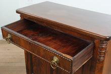 Load image into Gallery viewer, Antique Mahogany Wash Cabinet with Paneled Doors and Beaded Trim
