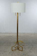 Load image into Gallery viewer, Regina Andrew Le Chic Gold Leaf Greek Key Floor Lamp 64 Inch Double Pull Chain
