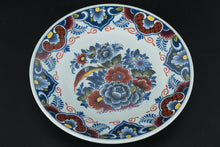Load image into Gallery viewer, Delft-Style Dutch Wall Plate – Hand-Painted Bird &amp; Floral Pattern, Made in Holland – 7.5" Round
