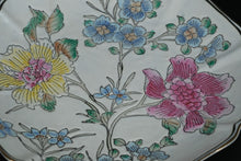 Load image into Gallery viewer, Hand-Painted Porcelain Floral Decorative Plate – 9&quot; Wide
