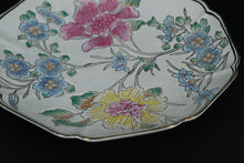 Load image into Gallery viewer, Hand-Painted Porcelain Floral Decorative Plate – 9&quot; Wide
