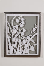 Load image into Gallery viewer, Floral Shadow Box Art
