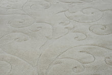Load image into Gallery viewer, Safavieh Florida Shag SG455 Cream 8 x 10 Area Rug Scroll Floral Pattern
