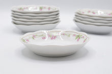 Load image into Gallery viewer, Crown Liara Bavaria China Pink Floral Gold Trim Dinnerware Set 66 Pieces
